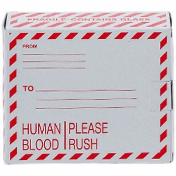 THERMOSAFE Lab Tube Mailer Cardboard Sleeve PK300, 3KGR7