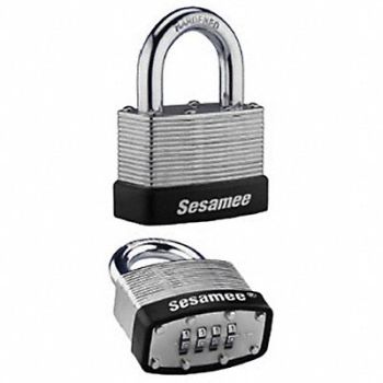 SESAMEE Combination Padlock 4 Numbers, 783XW1