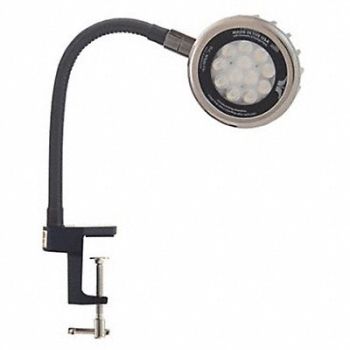 O.C. WHITE Spot Light Gooseneck 18 W Black, 801CK7