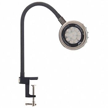 O.C. WHITE Spot Light Gooseneck 18 W Black, 801CK8