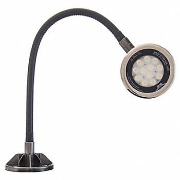 O.C. WHITE Spot Light Gooseneck 18 W Black, 801CK0