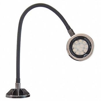 O.C. WHITE Spot Light Gooseneck 18 W Black, 801CK5