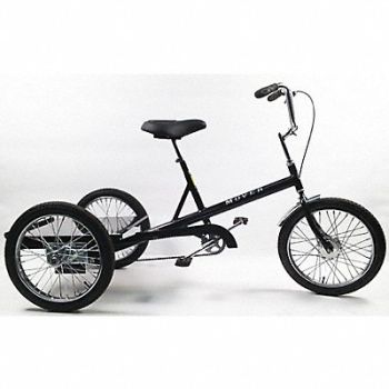 GRAINGER APPROVED Tricycle 20 Wheel Black, 9CM87