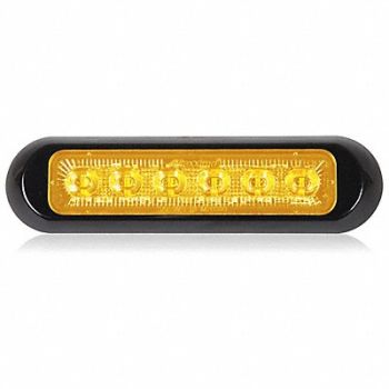 MAXXIMA Warning Light LED Amber 1/2 L 5-3/5 W, 800D50
