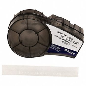 BRADY Label Tape Cartridge Permanent Printer, 20XW76