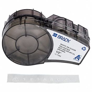 BRADY Label Tape Cartridge Permanent Printer, 20XW86