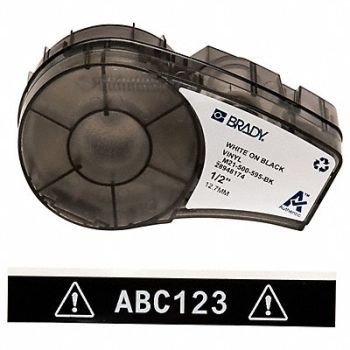 BRADY Label Tape Cartridge Permanent Printer, 20XW87