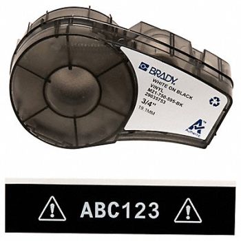BRADY Label Tape Cartridge Permanent Printer, 20XW92