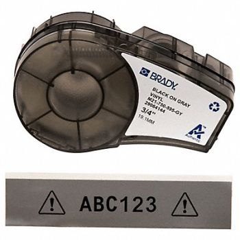 BRADY Label Tape Cartridge Permanent Printer, 20XW94