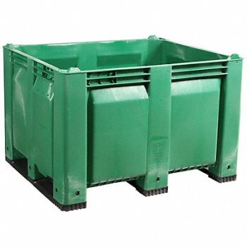 DECADE PRODUCTS J2329 Bulk Container Green Solid 40 in, 39UV45