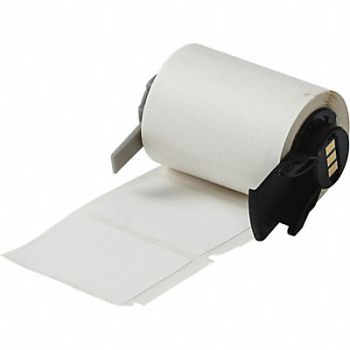 BRADY Label 1 29/32 in W White, 803PR4