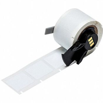 BRADY Label 29/32 in W White, 803PP1