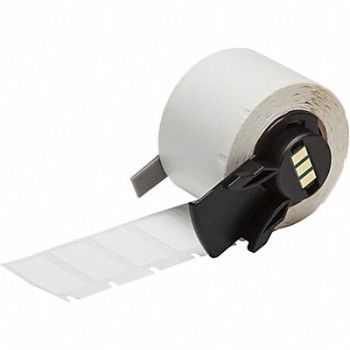 BRADY Label 1 in W White, 803PN6