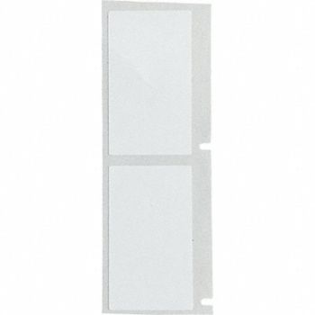BRADY Label Color White 1 21/32 W 1 21/32 H, 803TJ6