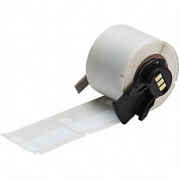 BRADY Label 19/32 in W White, 803PP3