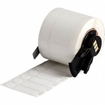 BRADY Label 1 in W White, 803PN9