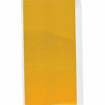BRADY Label Vinyl Color White 3/8 W, 803TM0