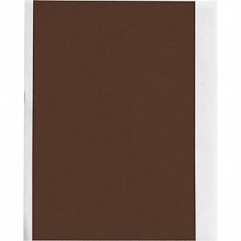 BRADY Label Vinyl Color Orange 2 W, 803TP8