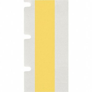 BRADY Label Vinyl Color Clear 1/2 W, 803TN6