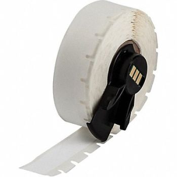 BRADY Label 5/8 in W Outdoor White, 803PL1