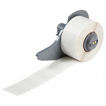 BRADY Label Color Clear/White 1 W 1 H, 803U43