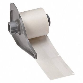 BRADY Label 2 in W Clear White, 803RZ8