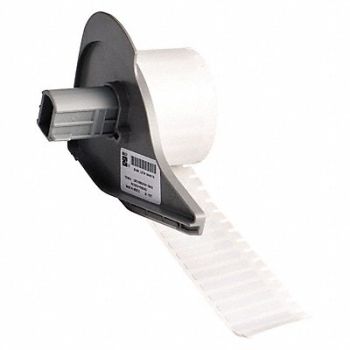 BRADY Label 1 in W White, 803MY3