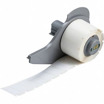 BRADY Label 1 in W White, 803RX8