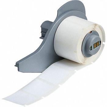 BRADY Label 1 in W White, 803RY2