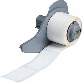 BRADY Label 1 in W White, 803R69