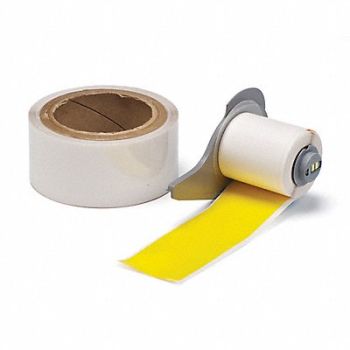 BRADY Label 2 in W Indoor Yellow, 803MU9