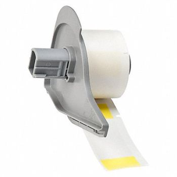 BRADY Label 1 in W Clear Yellow, 803R48