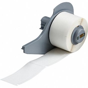 BRADY Label 1 in W White, 803RR4