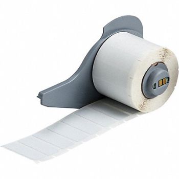 BRADY Label 1 1/2 in W Light Gray, 803R76