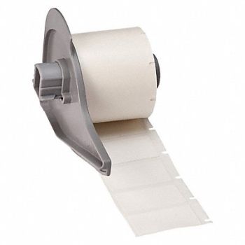 BRADY Label 1 1/2 in W White, 803R56