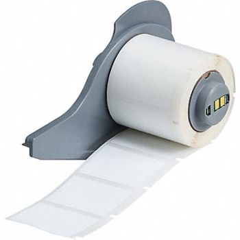BRADY Label 1 1/2 in W White, 803R70