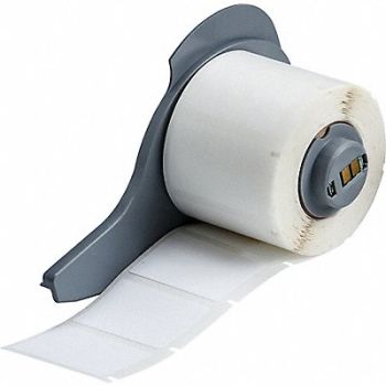 BRADY Label 1 in W White, 803T04
