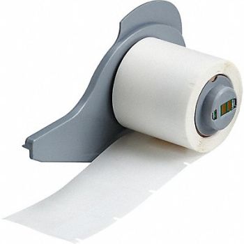 BRADY Label 1 in W Clear White, 803RE1