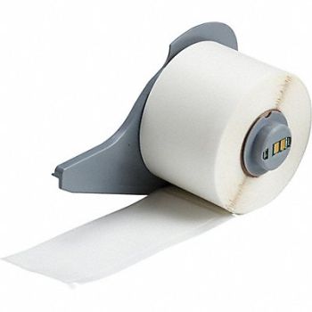 BRADY Label 1 1/2 in W White, 803T12