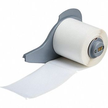 BRADY Label 4 in W White, 803RG5