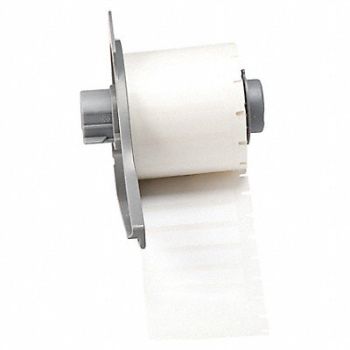 BRADY Label 1 1/2 in W White, 803R43
