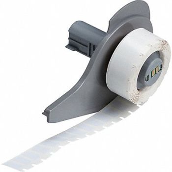 BRADY Label 1/2 in W White, 803R54