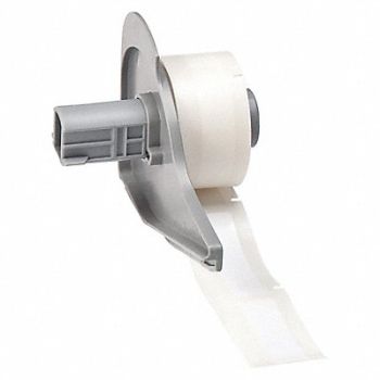 BRADY Label 1/2 in W White, 803R38