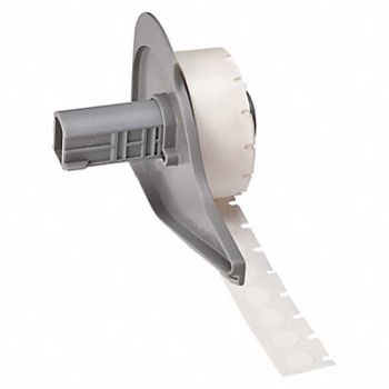 BRADY Label 3/8 in W White, 803T05