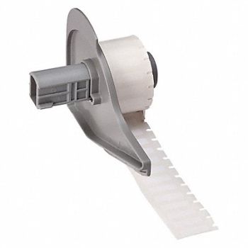 BRADY Label 21/32 in W White, 803RR2