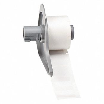 BRADY Label 1 in W Clear White, 803RP7