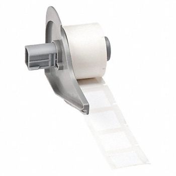 BRADY Label 29/32 in W White, 803PT6