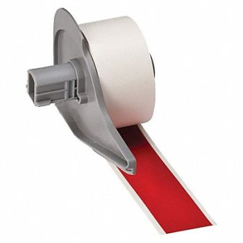 BRADY Label 1 in W Outdoor Red, 803PX7