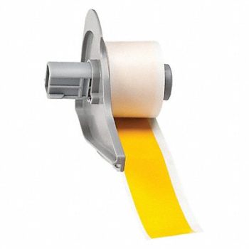 BRADY Label 1 in W Outdoor Yellow, 803PY1