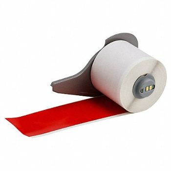 BRADY Label 2 in W Outdoor Red, 803R01